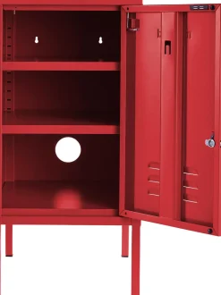 Mesilla De Noche Taquilla De Metal The Shorty, Con Abertura A La Izquierda O Derecha