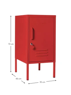 Mesilla De Noche Taquilla De Metal The Shorty, Con Abertura A La Izquierda O Derecha