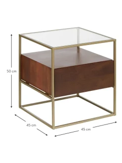 Mesita De Noche Con Cajon Theodor