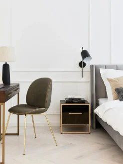 Mesita De Noche De Madera Maciza De Mango Harry