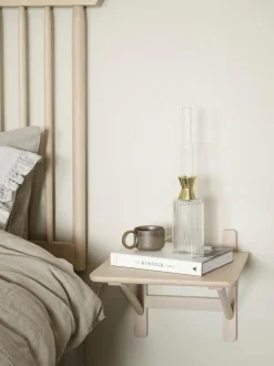 Mesita De Noche De Pared En Roble Camrose