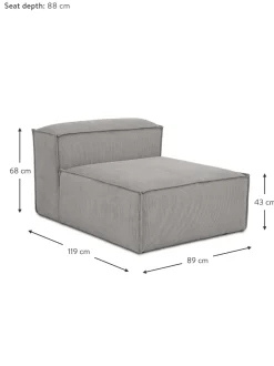Modulo Central De Pana Sofa Lennon
