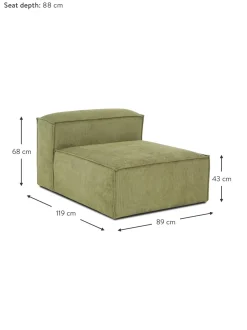 Modulo Central De Pana Sofa Lennon