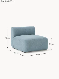 Modulo Central En Tejido Boucle Sofa Sofia