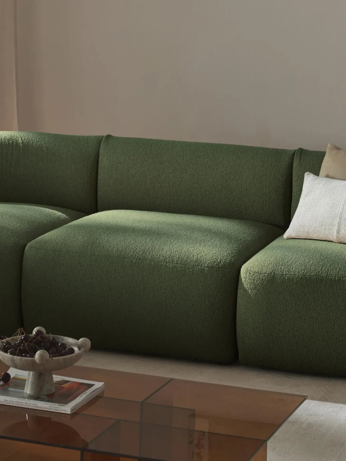 Modulo Central En Tejido Boucle Sofa Sofia