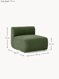 Modulo Central En Tejido Boucle Sofa Sofia