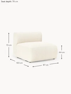 Modulo Central En Tejido Boucle Sofa Sofia