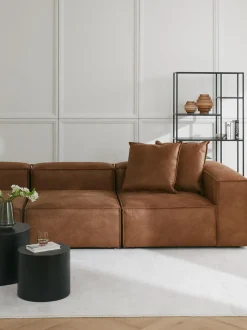 Modulo Central Sofa De Cuero Reciclado Lennon