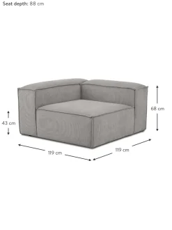 Modulo De Esquina De Pana Sofa Lennon