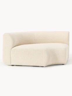 Modulo De Esquina Redondo En Tejido Boucle Sofa Sofia