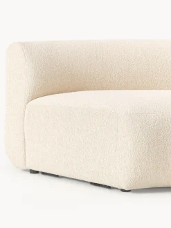 Modulo De Esquina Redondo En Tejido Boucle Sofa Sofia