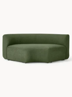 Modulo De Esquina Redondo En Tejido Boucle Sofa Sofia