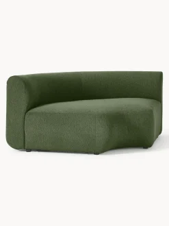 Modulo De Esquina Redondo En Tejido Boucle Sofa Sofia
