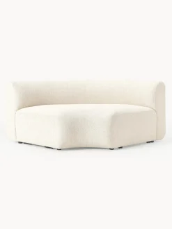 Modulo De Esquina Redondo En Tejido Boucle Sofa Sofia