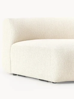 Modulo De Esquina Redondo En Tejido Boucle Sofa Sofia