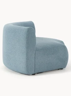Modulo De Esquina Redondo En Tejido Boucle Sofa Sofia