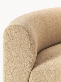 Modulo De Esquina Redondo En Tejido Boucle Sofa Sofia