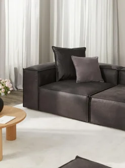 Modulo De Esquina Sofa De Cuero Reciclado Lennon