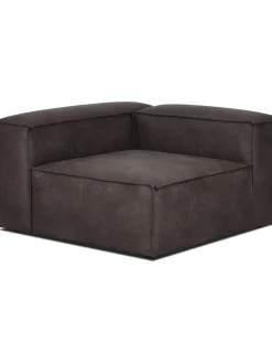 Modulo De Esquina Sofa De Cuero Reciclado Lennon