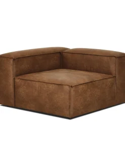 Modulo De Esquina Sofa De Cuero Reciclado Lennon