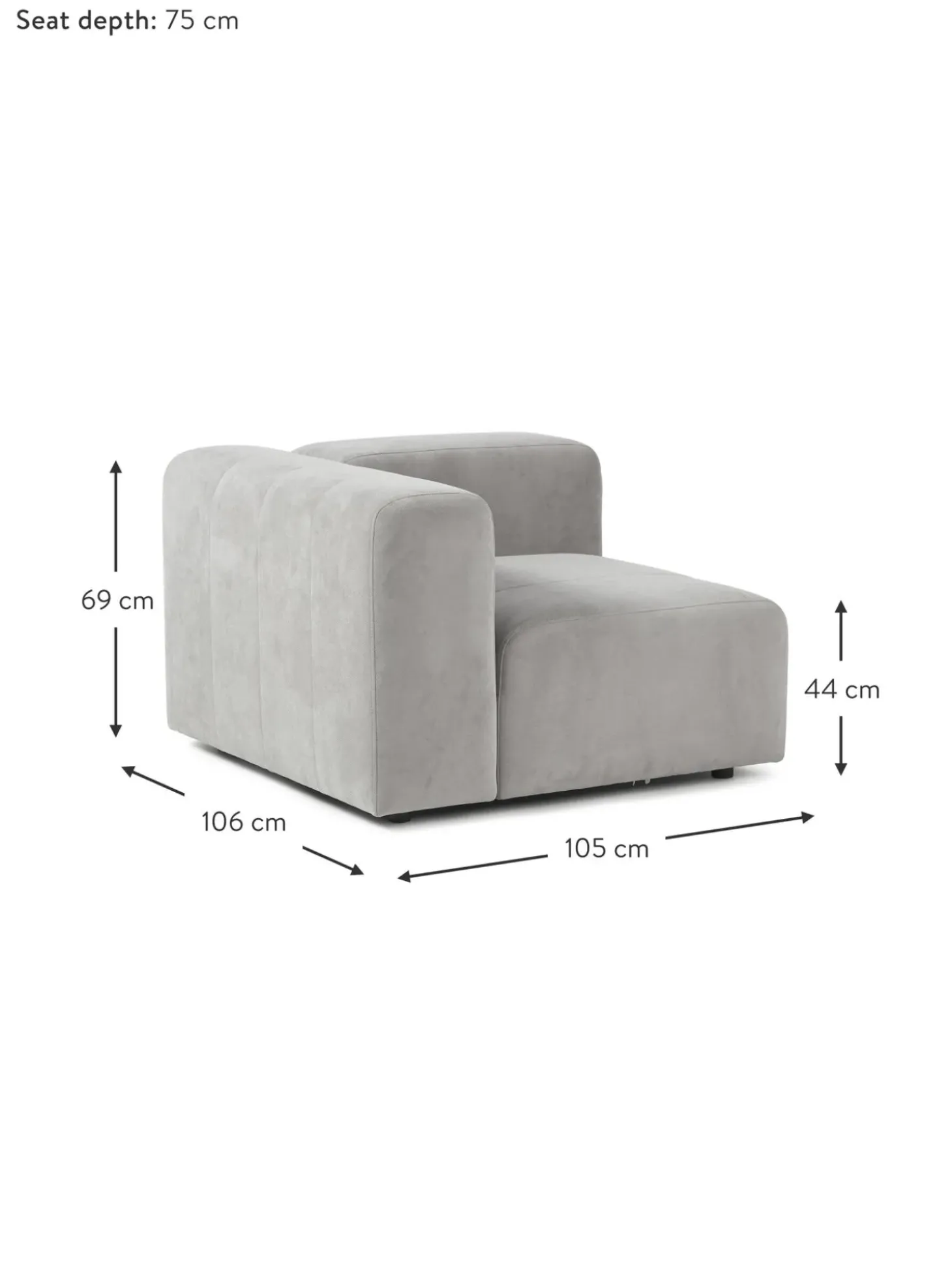 Modulo De Esquina Sofa Lena