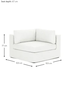 Modulo De Esquina Sofa Russell, Desenfundable