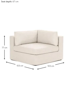 Modulo De Esquina Sofa Russell, Desenfundable