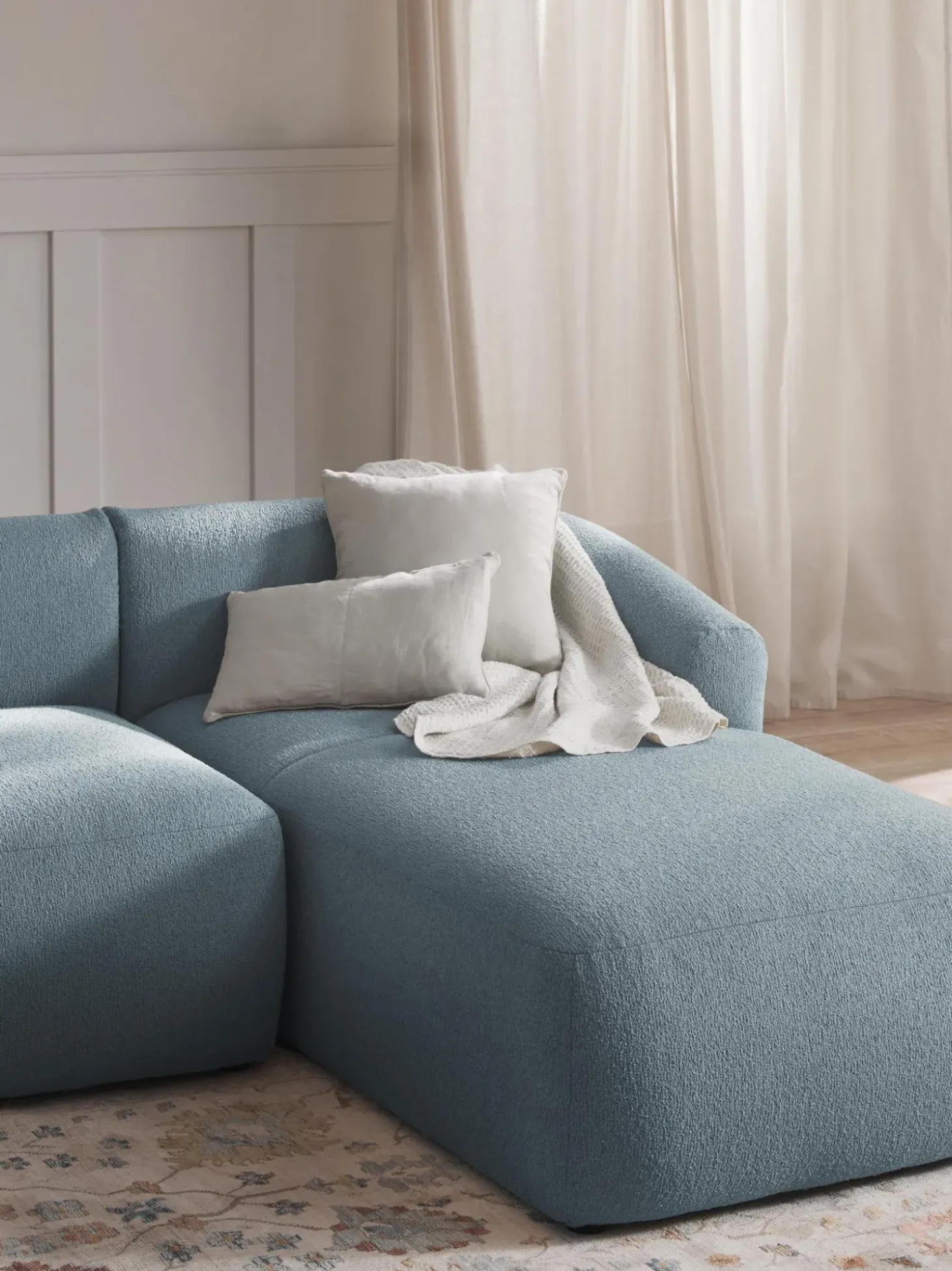 Modulo Divan En Tejido Boucle Sofa Sofia