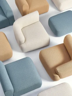 Modulo Divan En Tejido Boucle Sofa Sofia