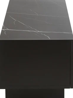 Mueble De Tv Fione, Con Tablero En Efecto Marmol