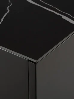 Mueble De Tv Fione, Con Tablero En Efecto Marmol