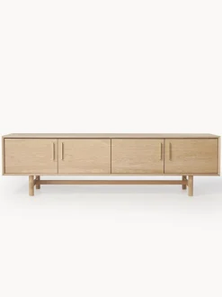 Mueble Tv Con Puertas De Roble Diana