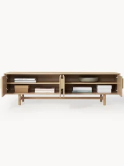 Mueble Tv Con Puertas De Roble Diana