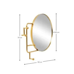 Perchero De Pared Con Espejo Tristan