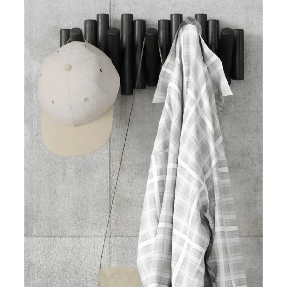 Perchero De Pared De Madera De Pino Picket