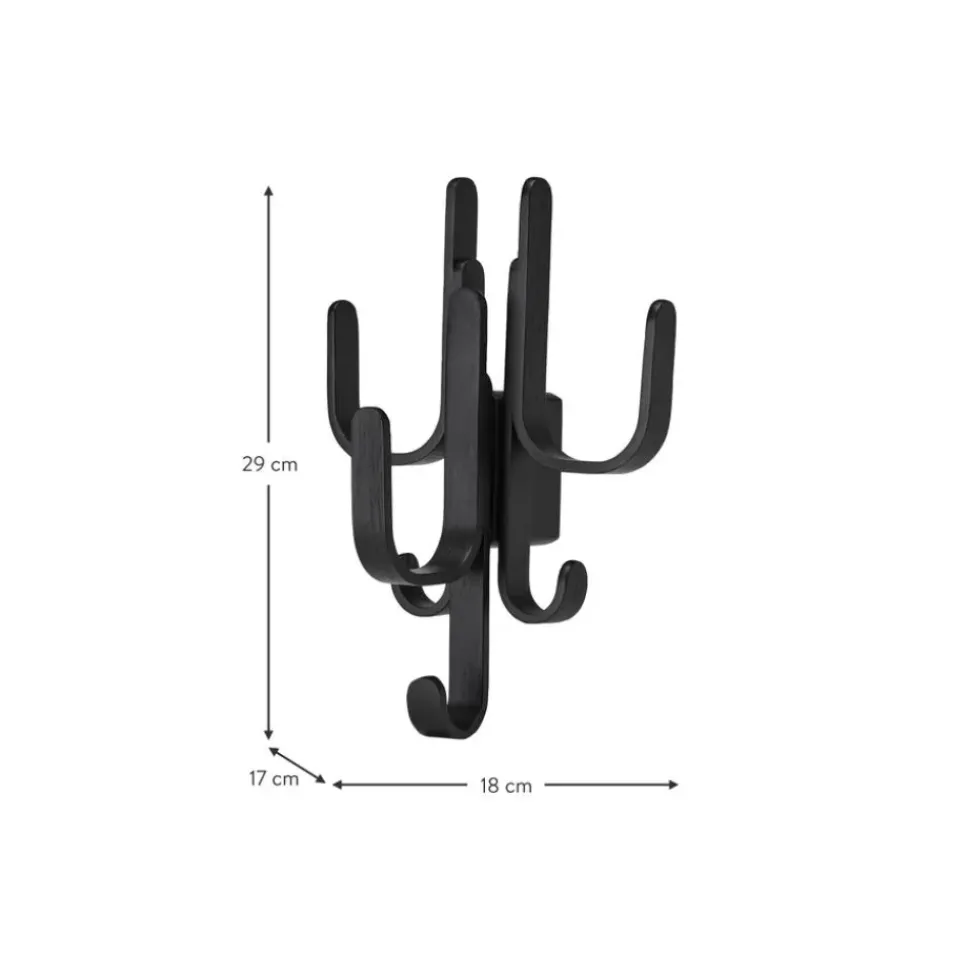 Perchero De Pared De Madera De Roble Woody