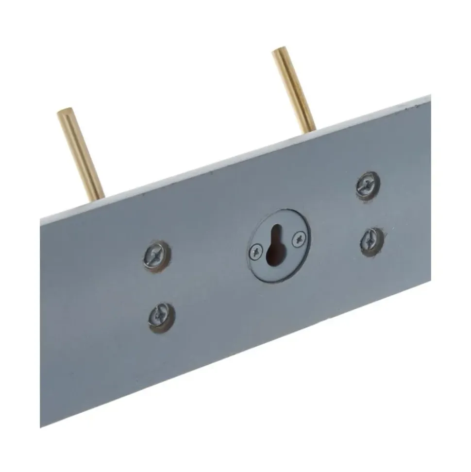 Perchero De Pared De Madera Edgy, 6 Ganchos