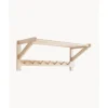Perchero De Pared De Madera De Pino Cole