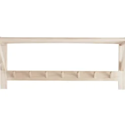 Perchero De Pared De Madera De Pino Cole