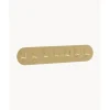 Perchero De Pared De Metal Form, Con 7 Ganchos