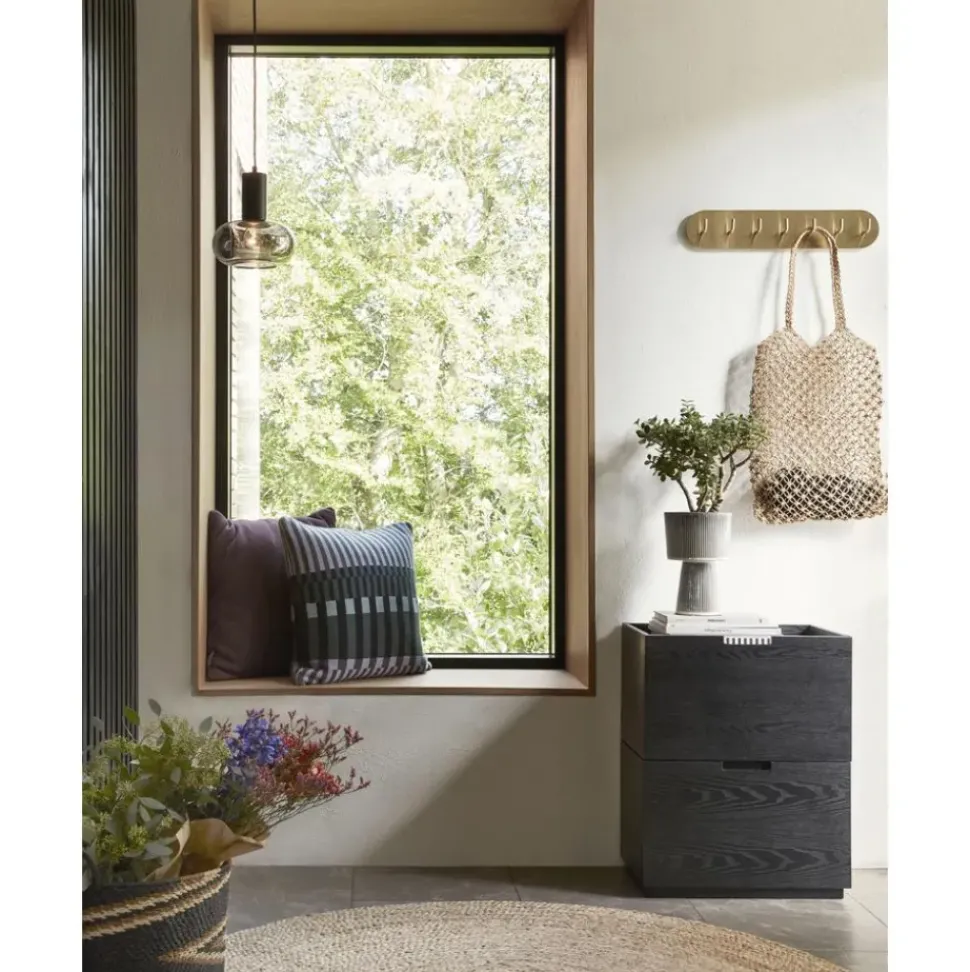 Perchero De Pared De Metal Form, Con 7 Ganchos