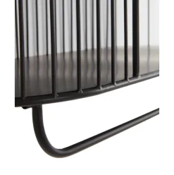 Perchero De Pared De Metal Con Estante London