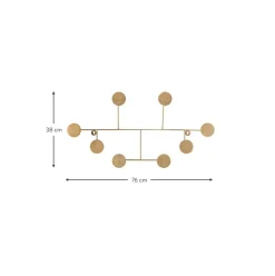 Perchero De Pared De Metal Fia