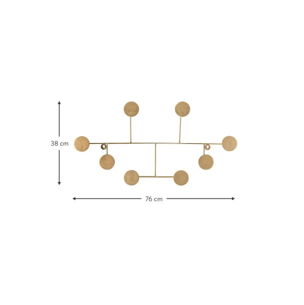 Perchero De Pared De Metal Fia