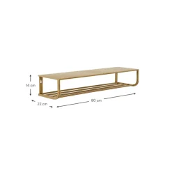 Perchero De Pared De Metal Shelf