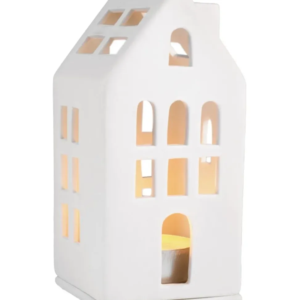 Portavela De Porcelana Living