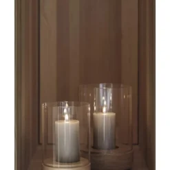 Portavelas De Vidrio Lanto, 23 Cm