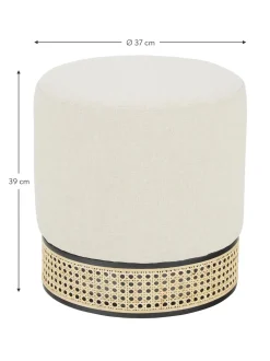 Puf Con Tejido Vienes Mara