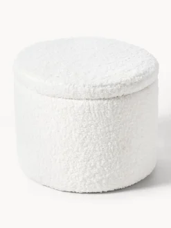 Puf De Borreguillo Alida, Con Espacio De Almacenamiento