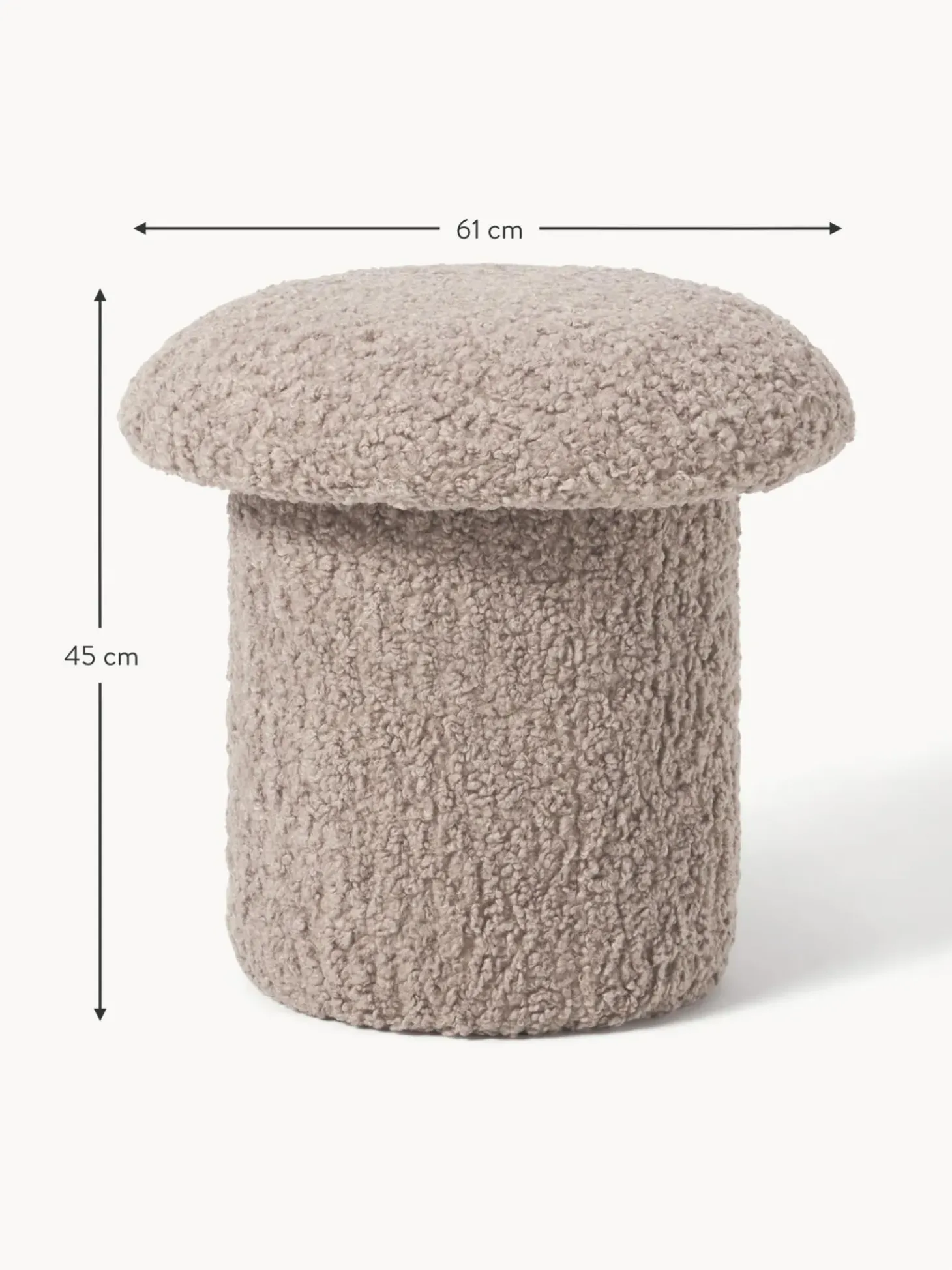 Puf De Borreguillo Shroom